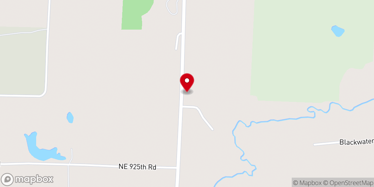 Map showing location of Mount Zion Church