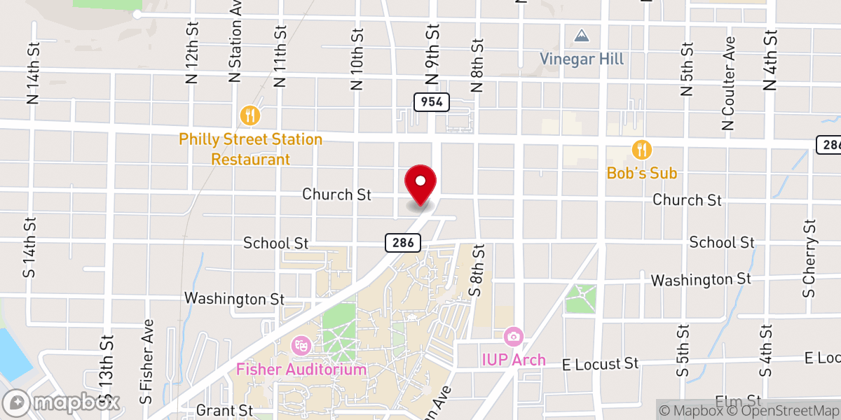 Map showing location of Lord Jesus Christ Assembly