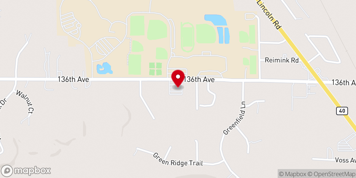 Map showing location of Cultivate Church