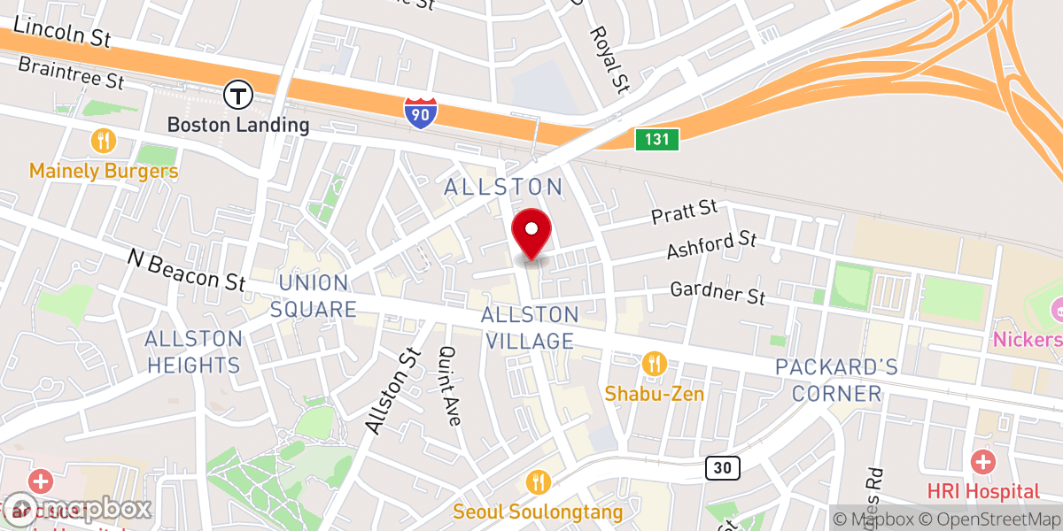 Map showing location of Holy Resurrection Orthodox Church