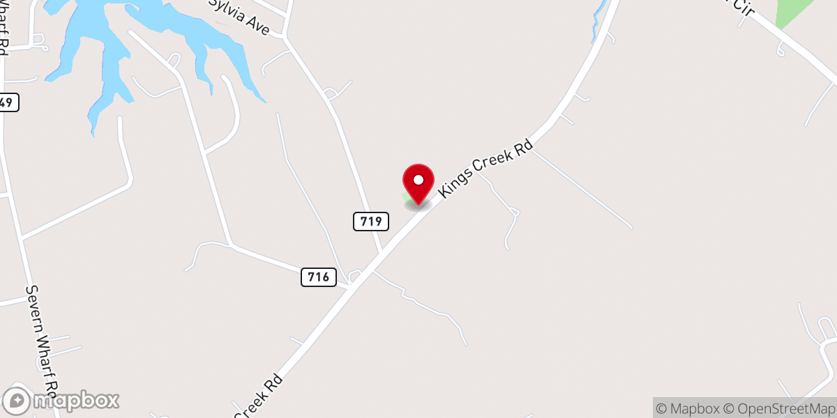 Map showing location of Achilles Friends Church
