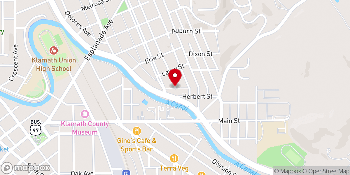 Map showing location of Life Recovery Network
