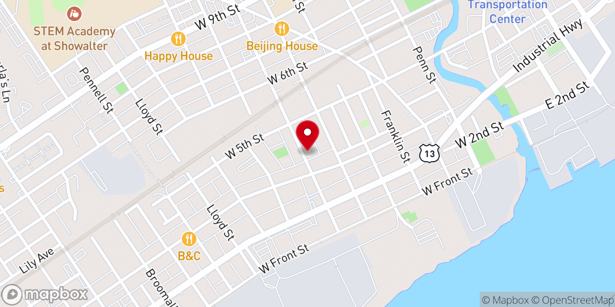 Map showing location of Brighter Day of The Greater Highway Church of Christ