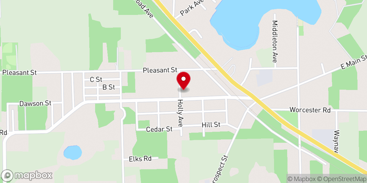 Map showing location of First Baptist Church-Pomona Pk