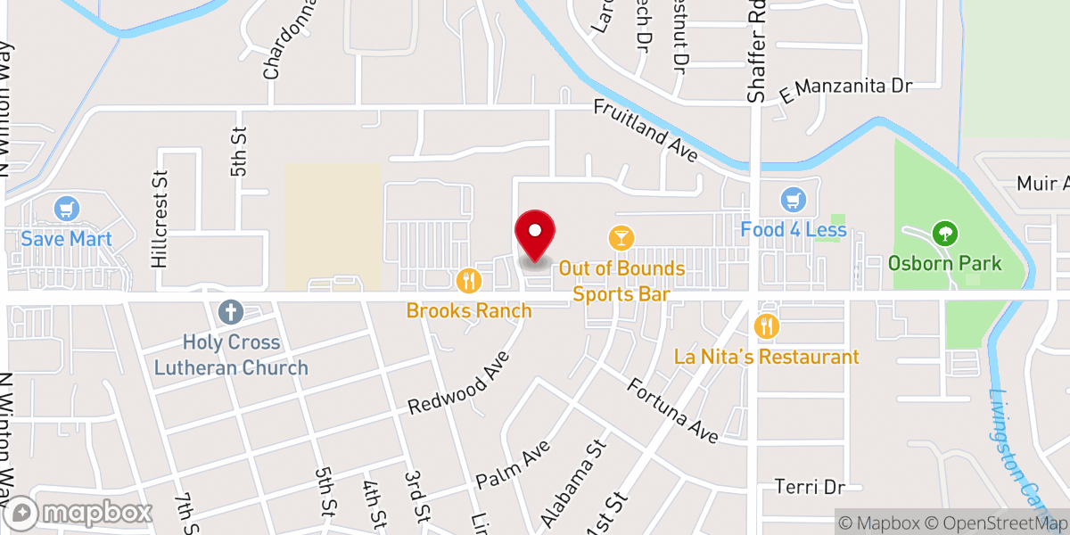 Map showing location of Bellevue Bowl