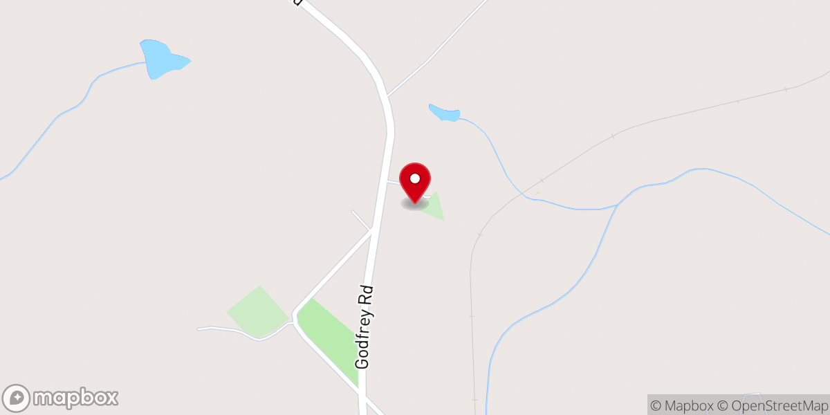 Map showing location of New Enon Baptist Church