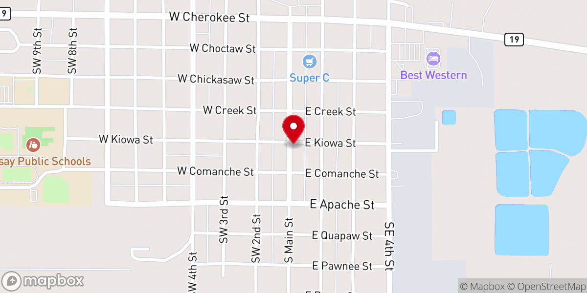 Map showing location of Better Life Community Church
