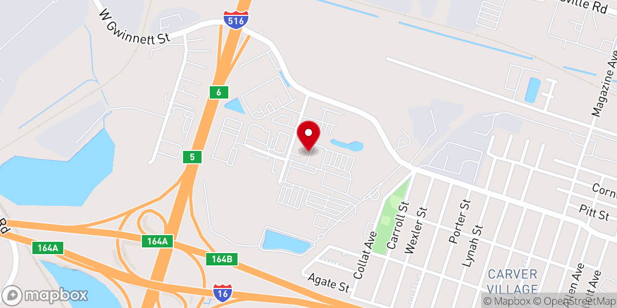 Map showing location of Revive Church of Savannah Inc