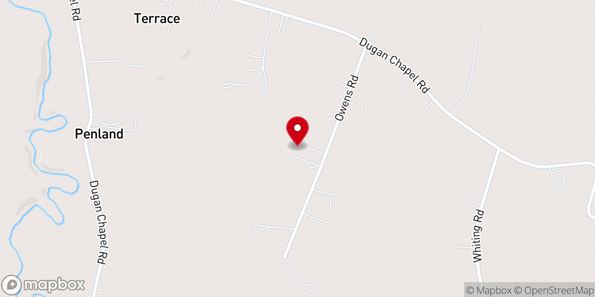 Map showing location of Bells House of Prayer