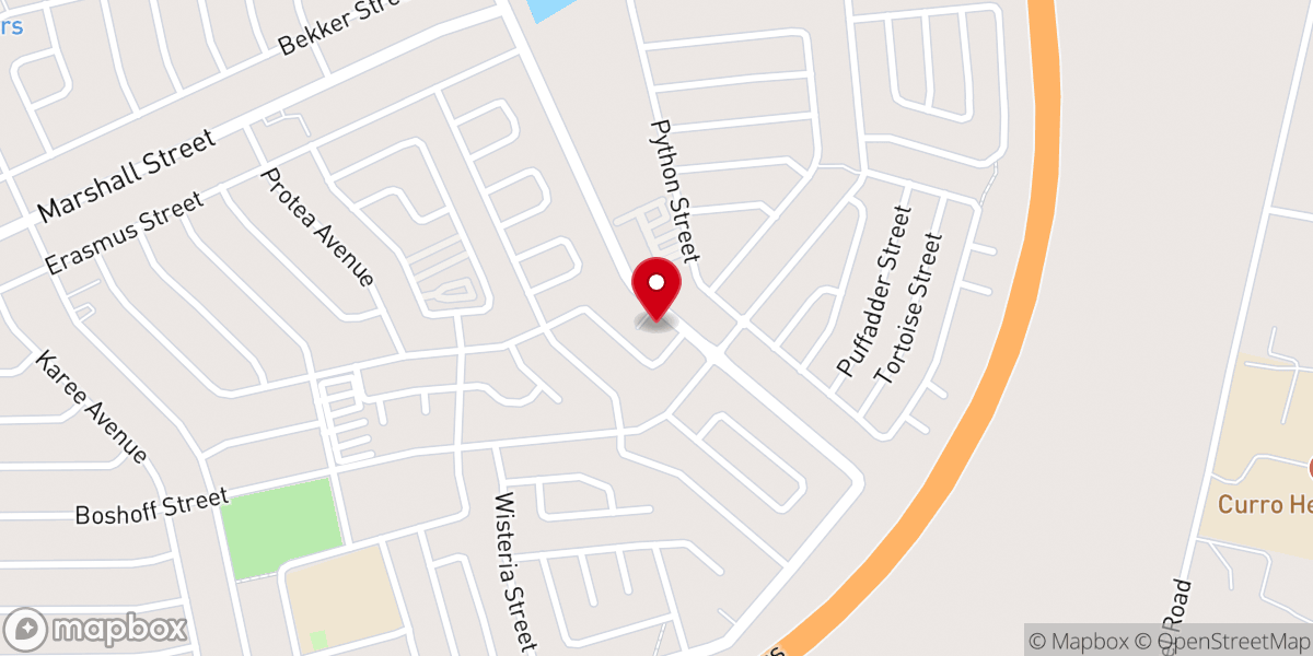 Map showing location of Calvary Temple Polokwane