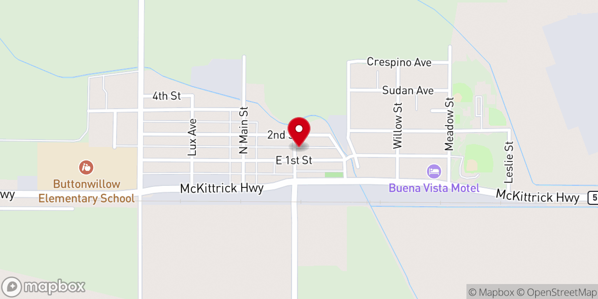 Map showing location of Second Community Baptist Church