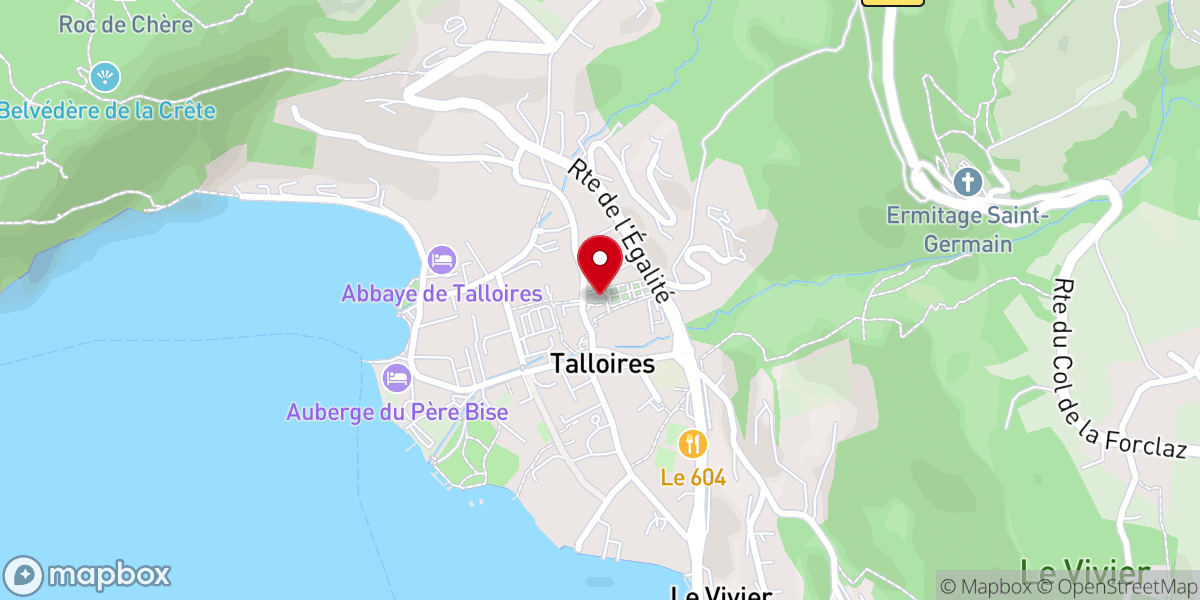 Map showing location of Eglise Saint Maurice