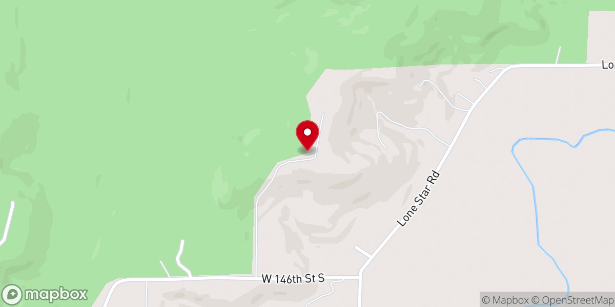 Map showing location of The View at Hillside Barn