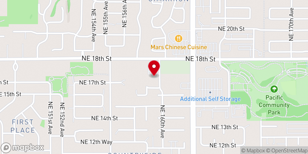 Map showing location of Eastpark Church