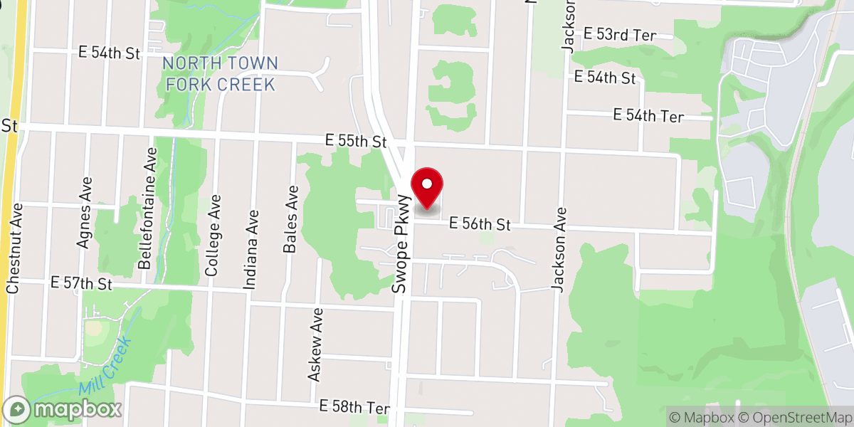 Map showing location of Good Hope Missionary Baptist Church