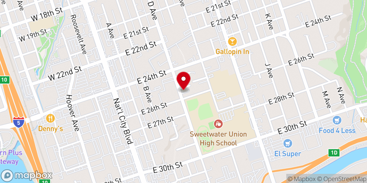Map showing location of Ministry of Jerusalem