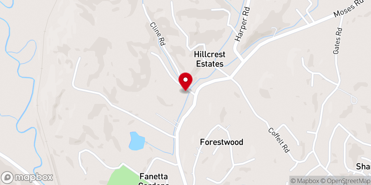 Map showing location of New Beginnings Baptist Church of Hixson