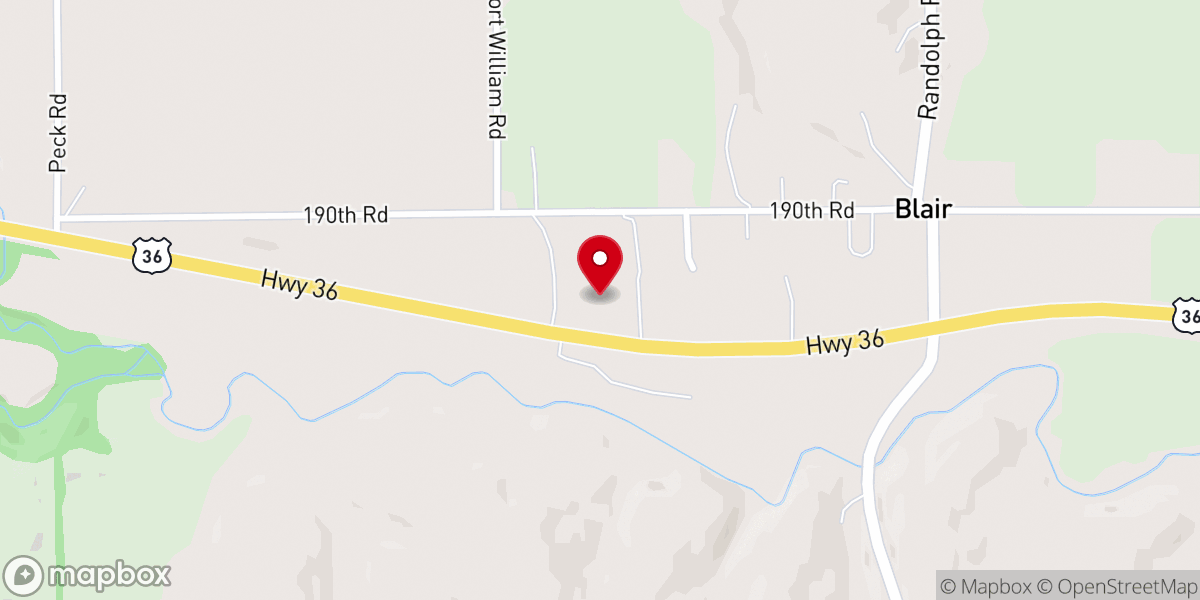 Map showing location of New Life Church