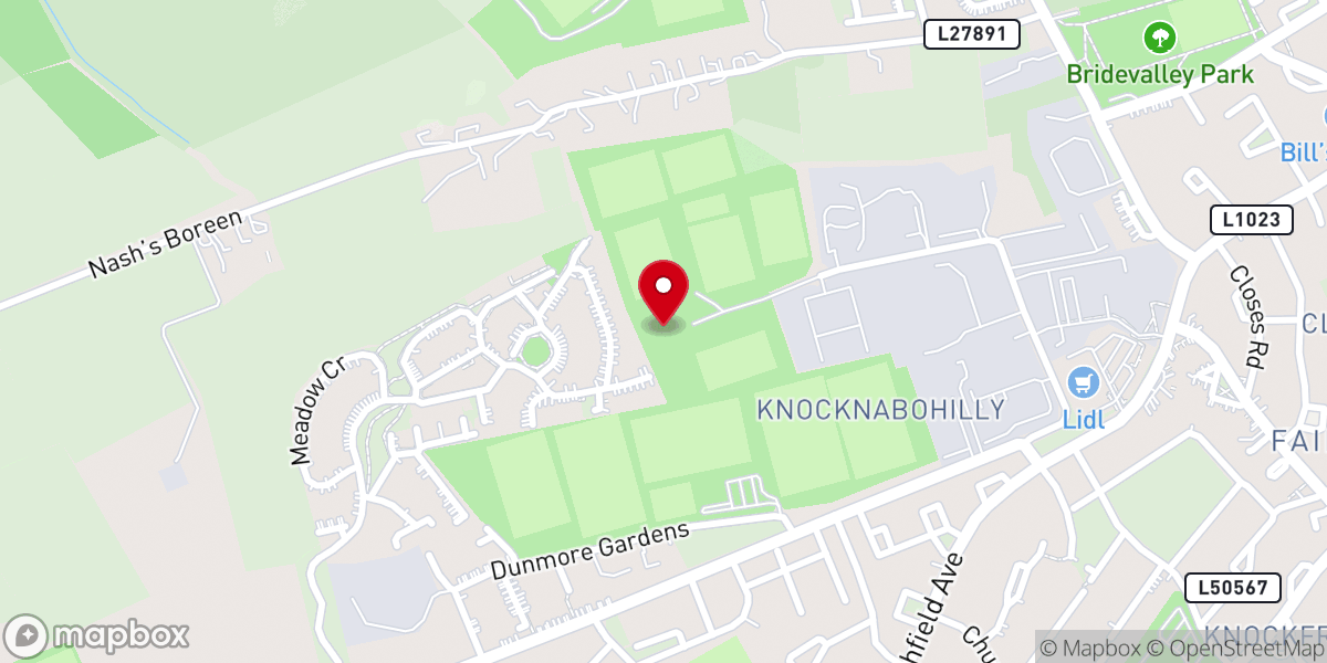 Map showing location of Temple United FC