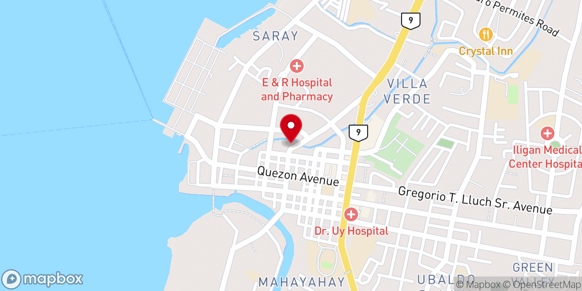 Map showing location of BAPTIST CONFERENCE CHURCH - Ikthus Iligan