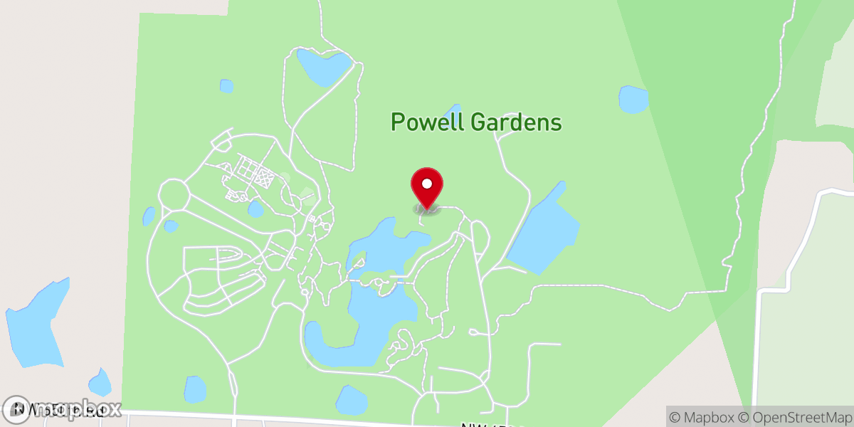 Map showing location of Marjorie Powell Allen Chapel