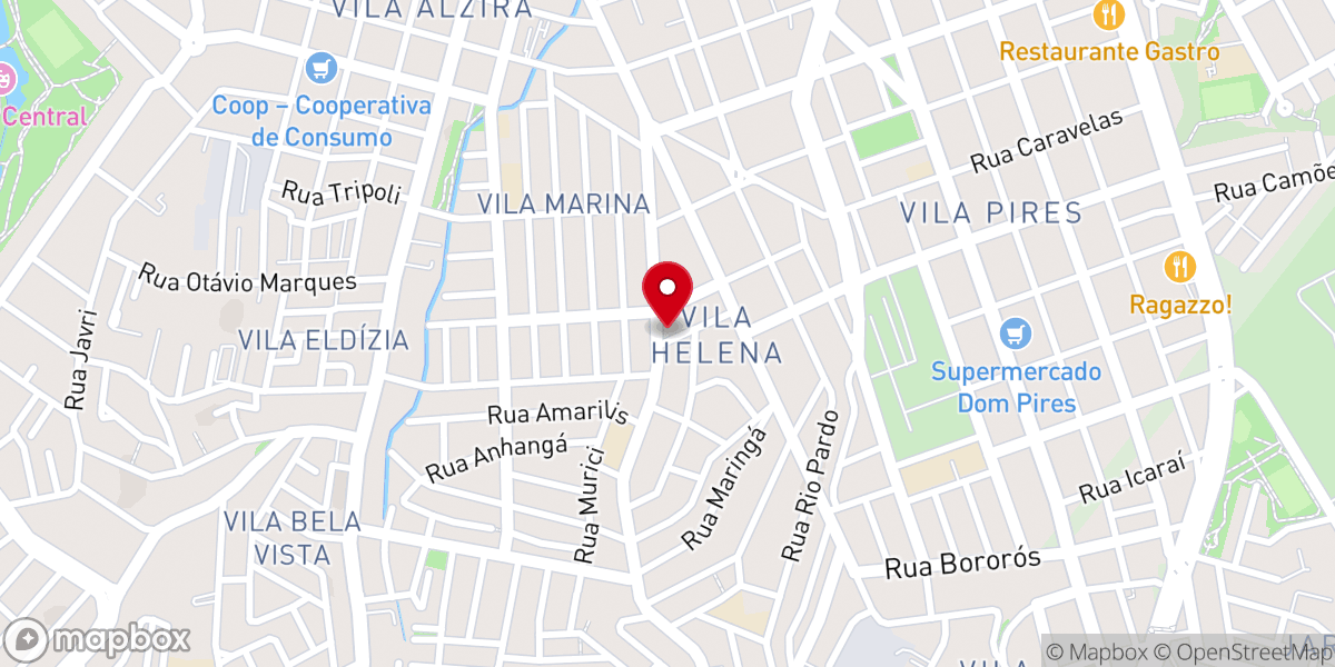 Map showing location of Paróquia Nossa Senhora da Salete