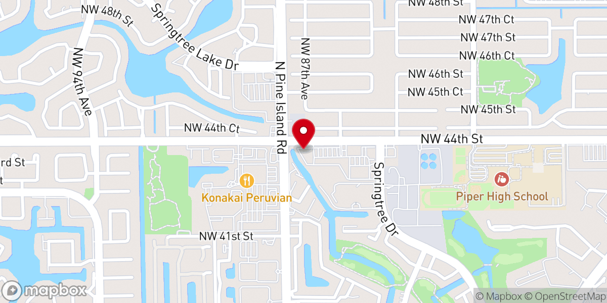 Map showing location of New Life Fellowship Center