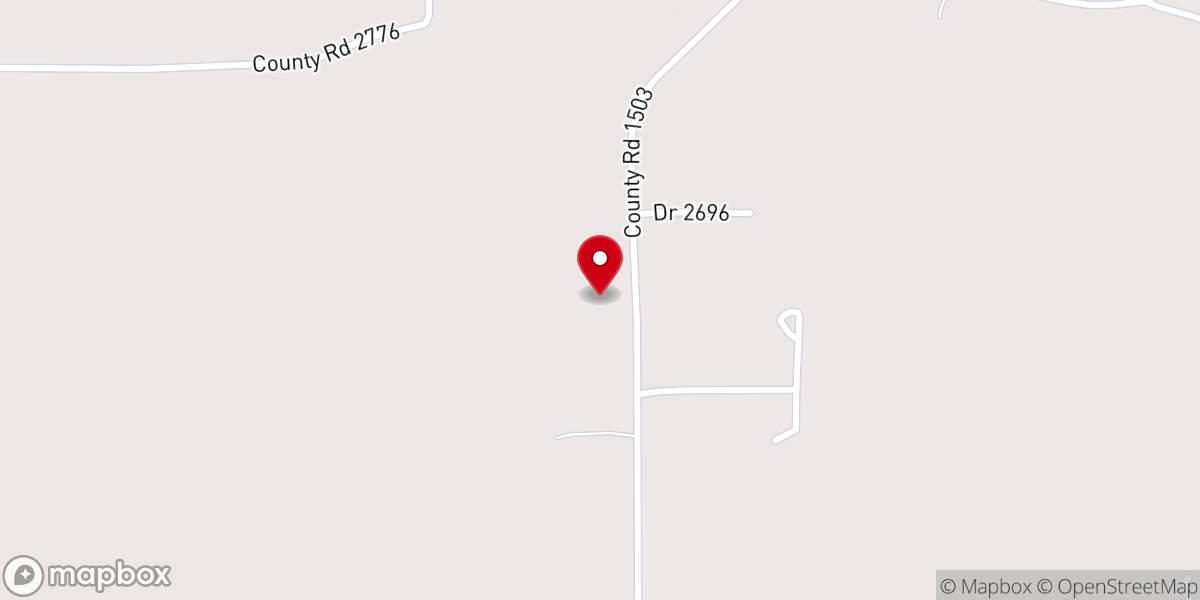 Map showing location of East Mt Zion Baptist Church
