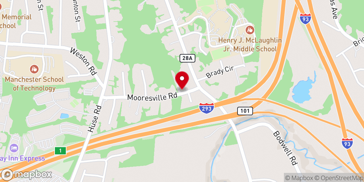 Map showing location of Manchester Church of God