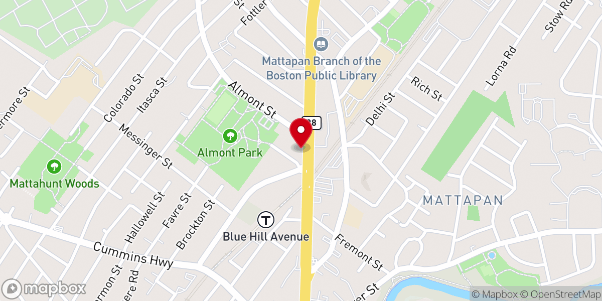 Map showing location of New Jerusalem Church of God Inc