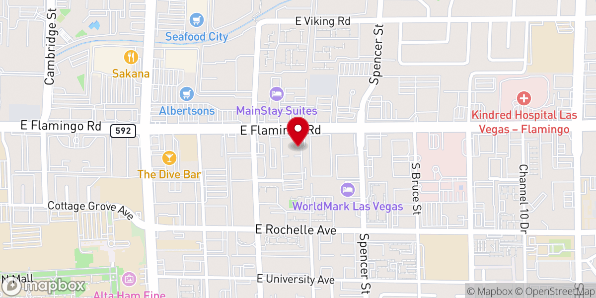Map showing location of International Bible Baptist Church