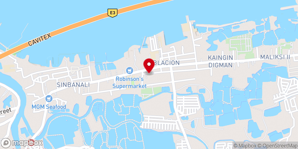 Map showing location of Pentecostal Missionary Church of Christ (4th watch) Bacoor Locale Church