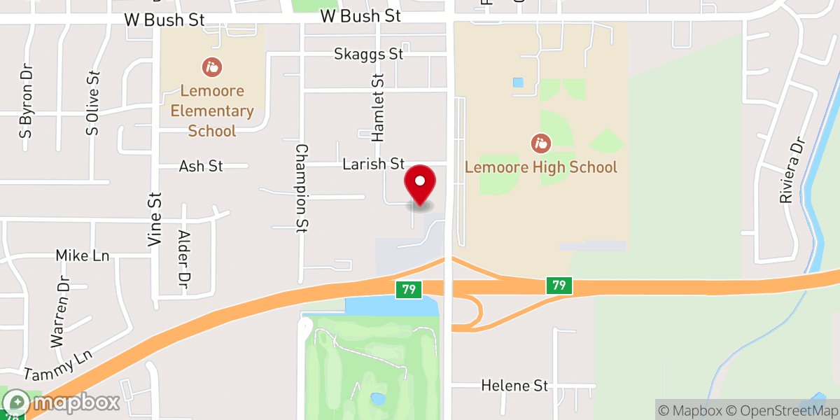 Map showing location of Last Days Apostolic Church
