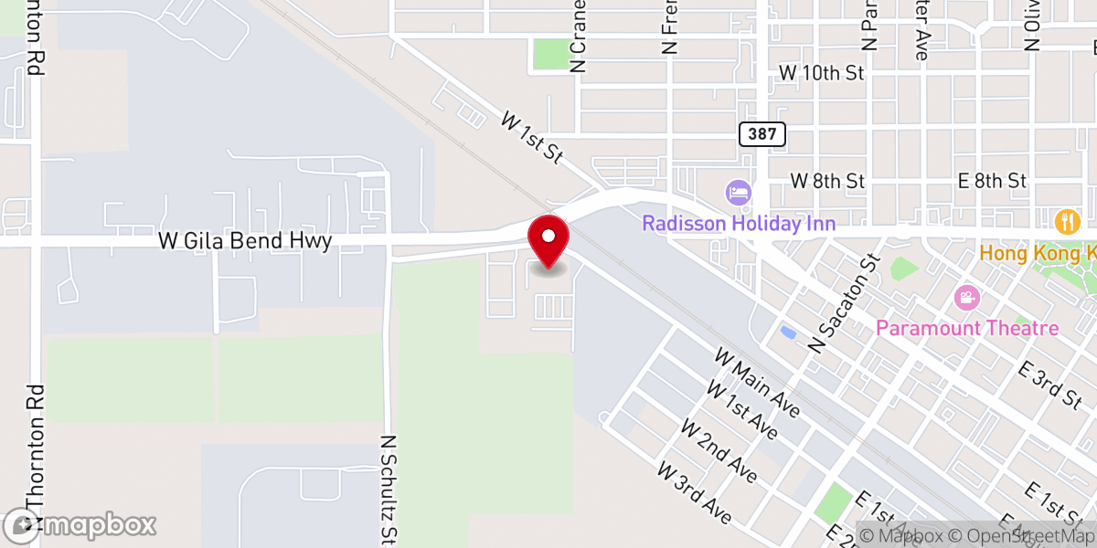 Map showing location of Redemption Bible Church - Casa Grande