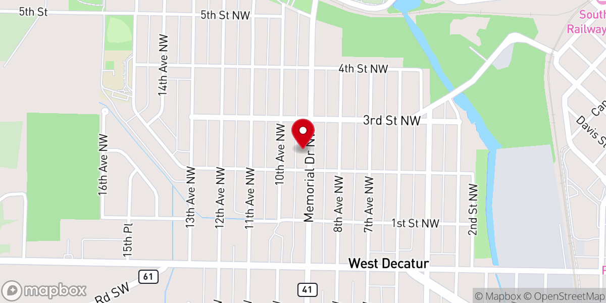 Map showing location of Pentecostal House of Prayer