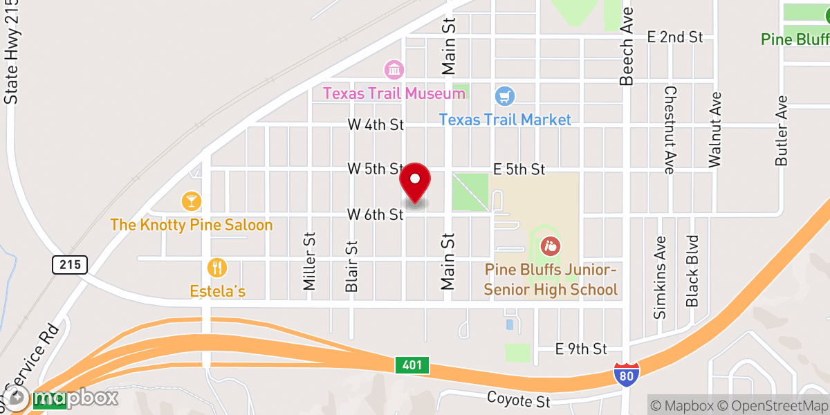 Map showing location of Methodist Church