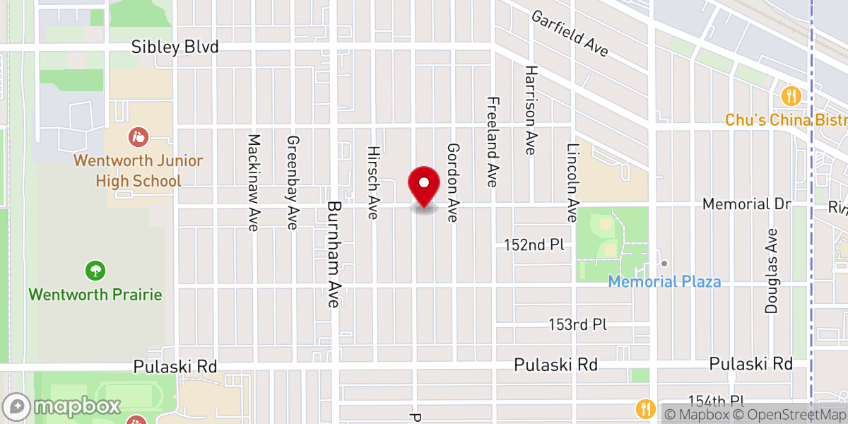 Map showing location of Praise Alive Christian Center