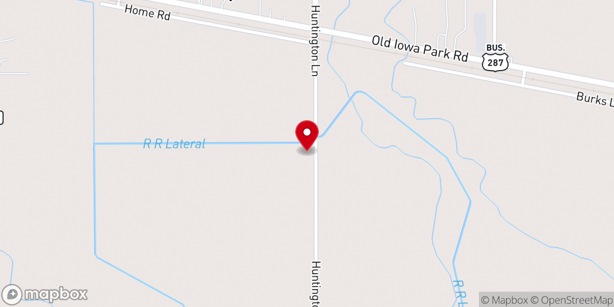 Map showing location of Pleasant Valley Baptist Church
