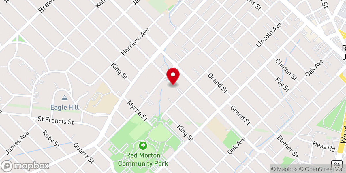 Map showing location of Redwood Church Preschool