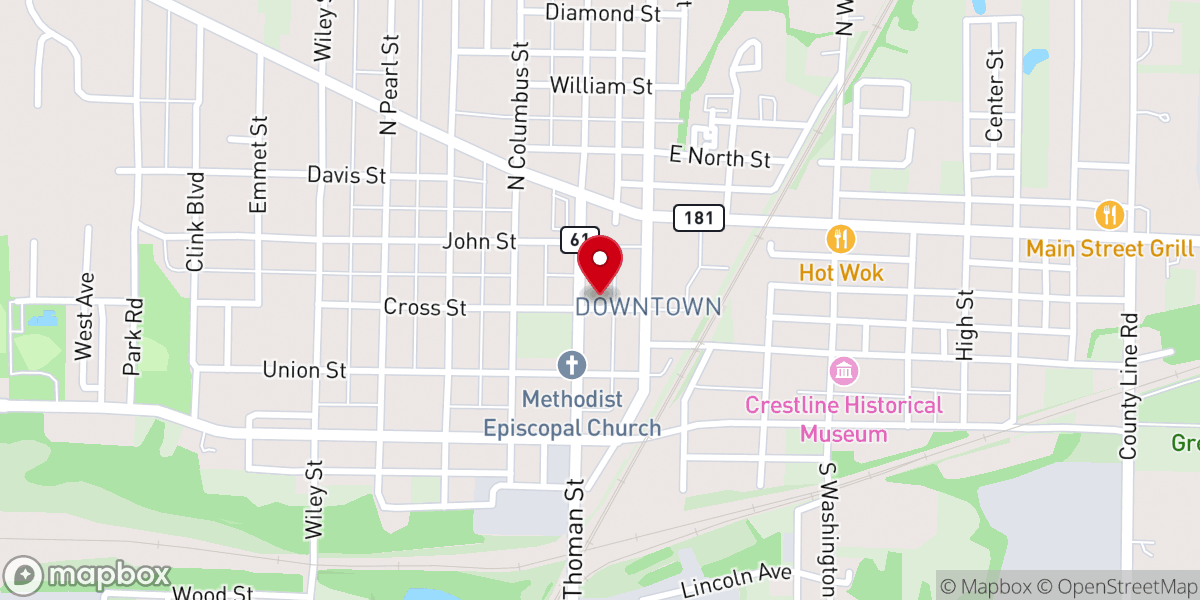 Map showing location of Holy Redeemer Independent Old Catholic Church