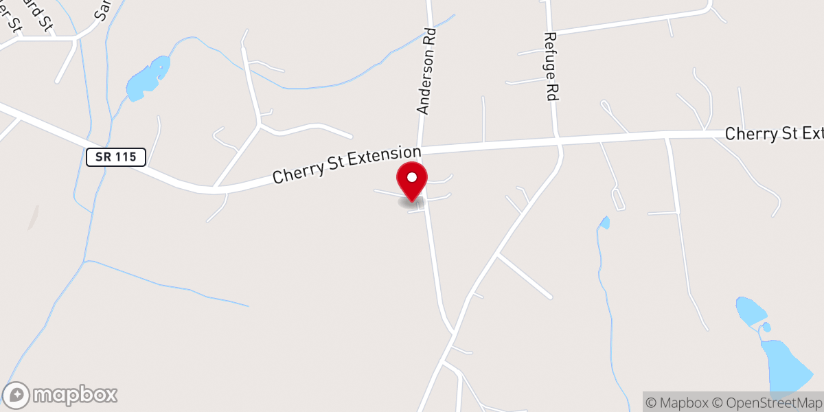 Map showing location of Center Of Faith Community Church