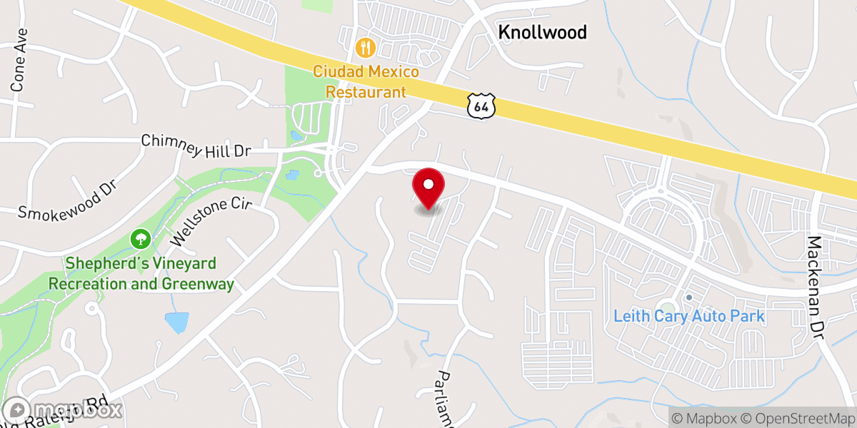 Map showing location of Saint Andrew the Apostle Catholic Church