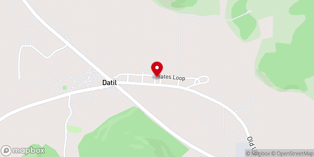 Map showing location of First Baptist Church