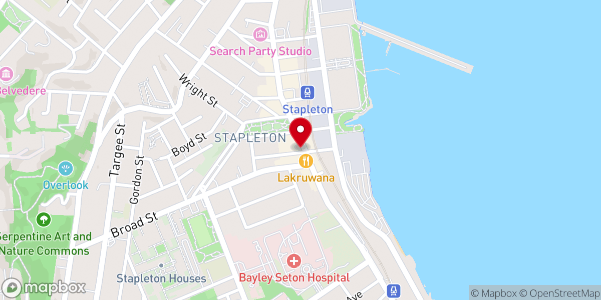 Map showing location of New Life Christian Love Fellowship (The Giving Church)