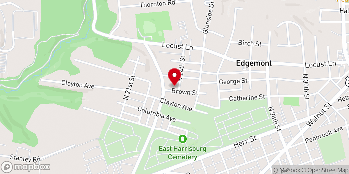 Map showing location of Christ Gospel Temple Apostolic