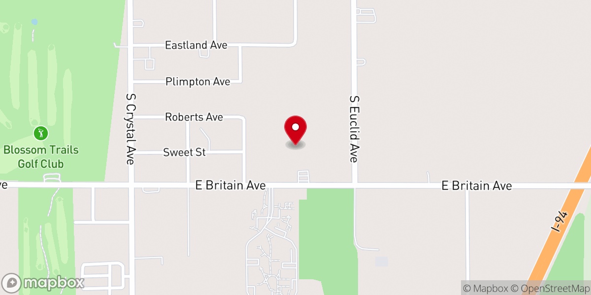 Map showing location of Greater Faith Apostolic Church
