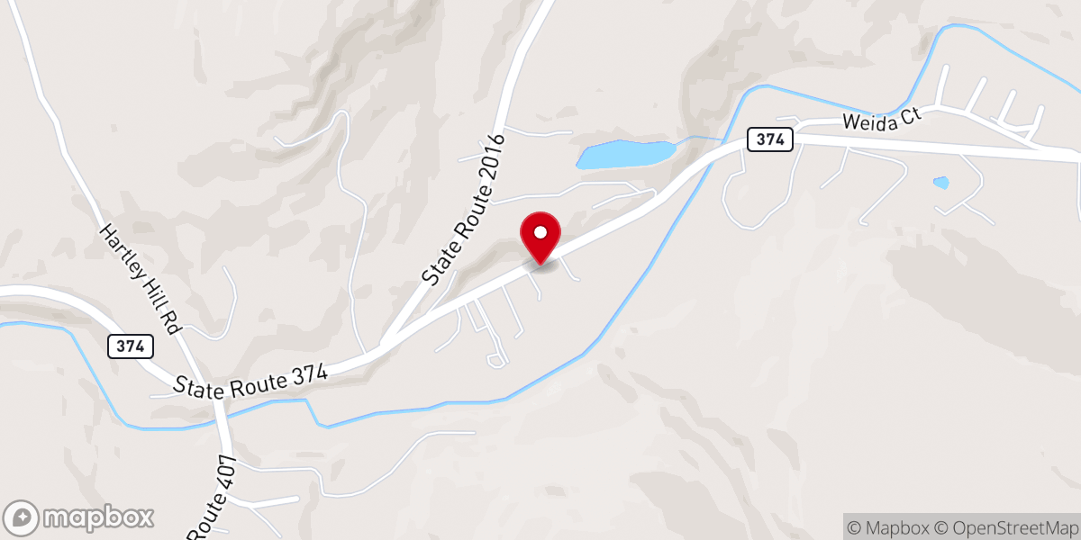Map showing location of Berean Baptist Fellowship