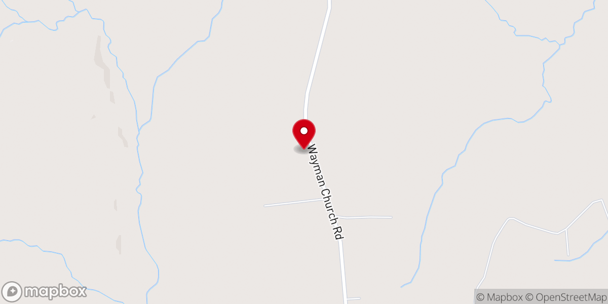 Map showing location of Springfield Missionary Baptist Church