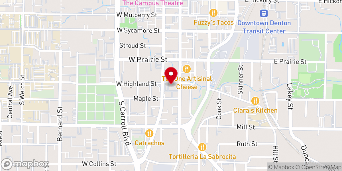 Map showing location of Christ Community Church