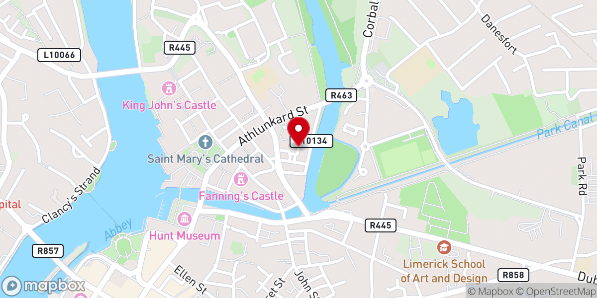 Map showing location of Abbey Ln